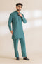 S-GREEN-BLENDED-KURTA TROUSER - (KSR24-013)