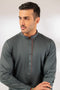 PEACOCK-BLENDED-KURTA TROUSER - (KSR24-025)