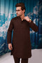 D-WALNUT-BLENDED-KURTA TROUSER - (KSR24-026)