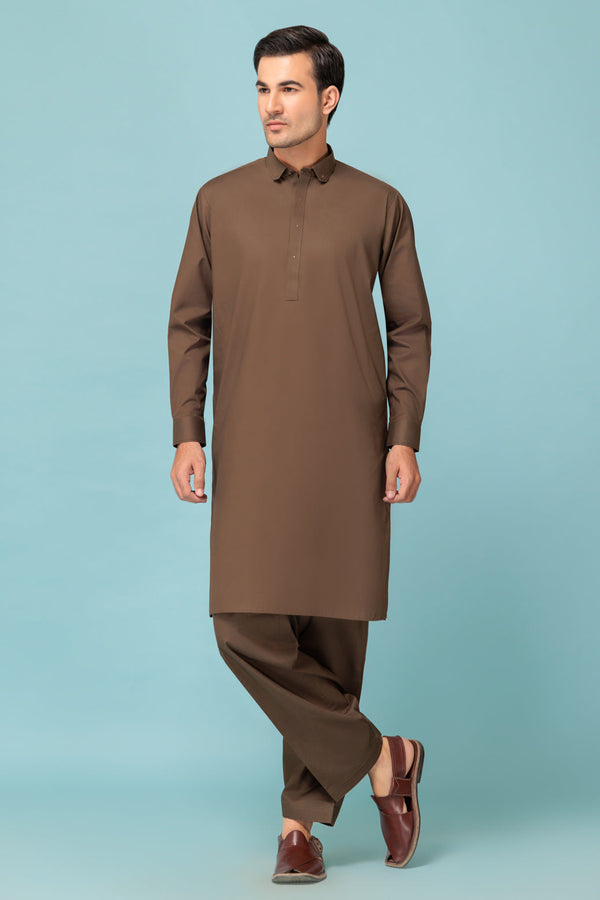 UMBER-COTTON-KURTA SHALWAR - (KSRB23-014)