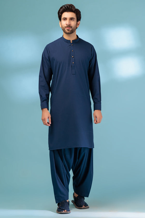 OXFORD-BLENDED-KURTA SHALWAR - (KSRB23-017)