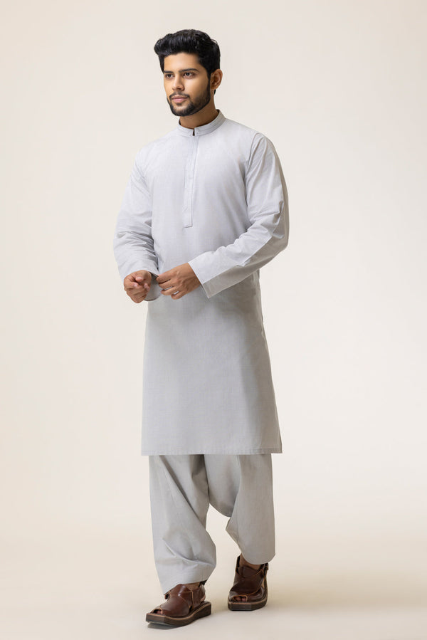 G-MARBLE-YARN DYED-KURTA SHALWAR - (KSRB23-020)