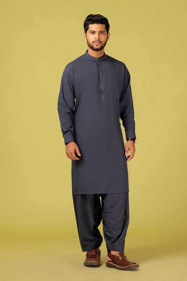 IRON-ORE-BLENDED-KURTA SHALWAR - (KSRB23-022)