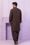 SLATE-BLENDED-KURTA SHALWAR - (KSRR24-007)