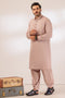 RUST-YARN DYED-KURTA SHALWAR - (KSRR24-022)