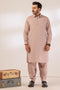 RUST-YARN DYED-KURTA SHALWAR - (KSRR24-022)