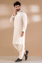 CREAM-BLENDED-KURTA SHALWAR - (KSRR24-023)