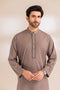 TAUPE-BLENDED-KURTA SHALWAR - (KSRS23-091)