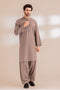 TAUPE-BLENDED-KURTA SHALWAR - (KSRS23-091)