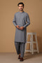 GREY-BLENDED-KURTA SHALWAR - (KSRS23-033)