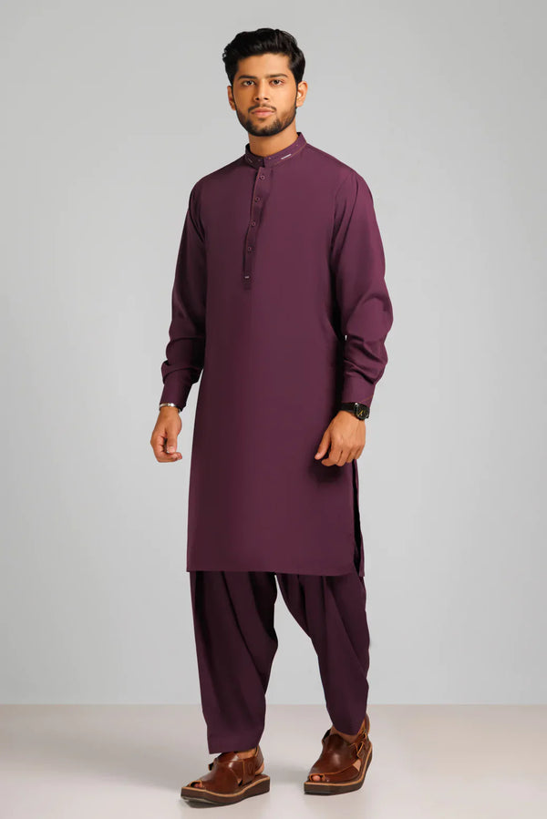 E-PLANT-BLENDED-KURTA SHALWAR (KSRS23-053)