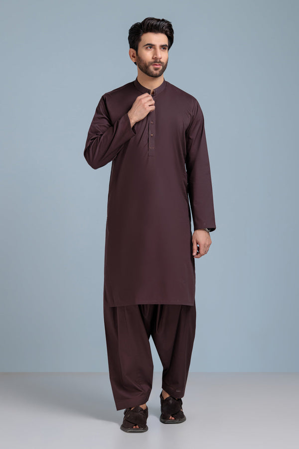 D-COFFEE-BLENDED-KURTA SHALWAR (KSRS23-064)