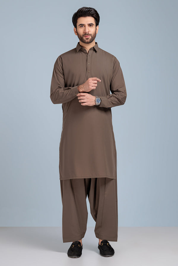 O-GREEN-BLENDED-KURTA SHALWAR (KSRS23-068)