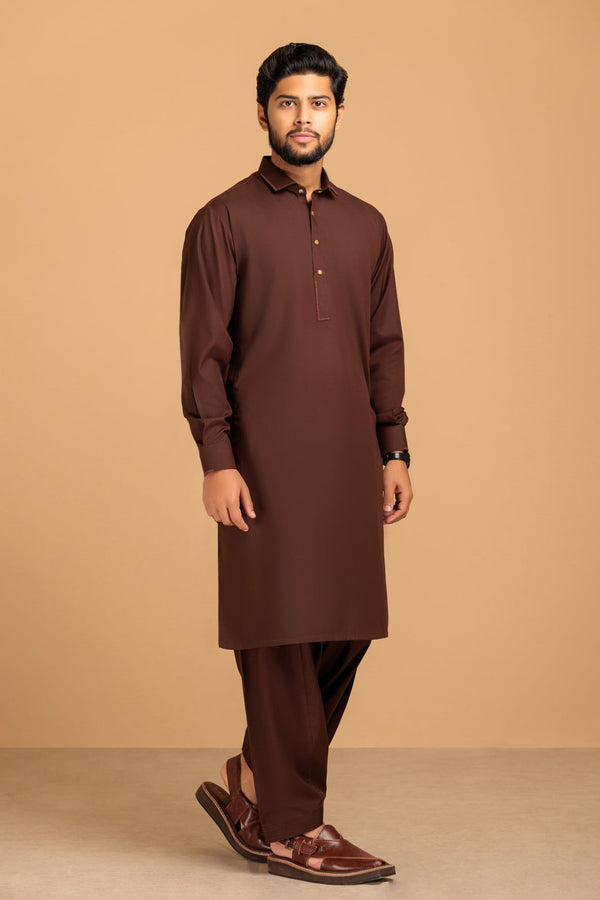 CHOCLAT-BLENDED-KURTA SHALWAR- (KSRS23-079)