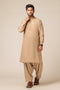 W-WHEAT-BLENDED-KURTA SHALWAR - (KSRS23-082)