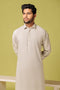 L-TAN-BLENDED-KURTA SHALWAR - (KSRS23-100)