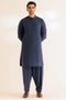 NAVY-BLENDED-KURTA SHALWAR - (KSRS24-008)