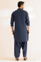 NAVY-BLENDED-KURTA SHALWAR - (KSRS24-008)