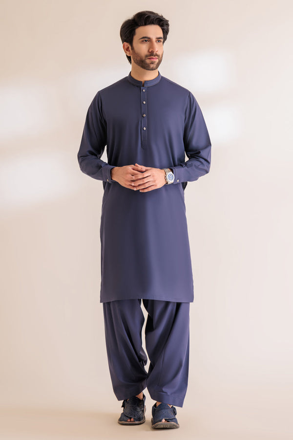 I-BRASS-BLENDED-KURTA SHALWAR - (KSRS24-011)