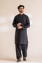 BLACK-BLENDED-KURTA SHALWAR - (KSRS24-013)