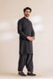 BLACK-BLENDED-KURTA SHALWAR - (KSRS24-013)