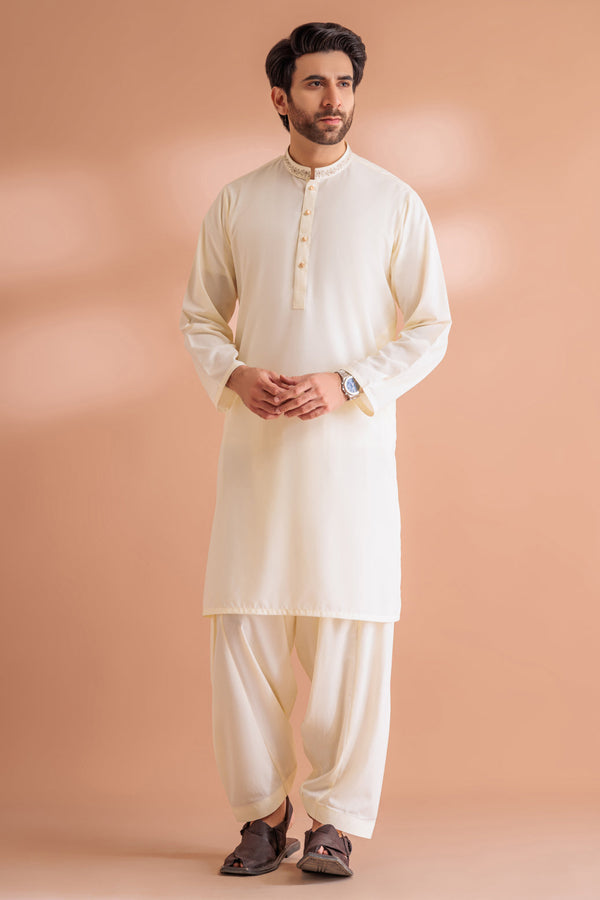 G-VILLA-BLENDED-KURTA SHALWAR - (KSRS24-014)