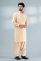 BEIGE-BLENDED-KURTA SHALWAR - (KSRS24-030)