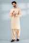 BEIGE-BLENDED-KURTA SHALWAR - (KSRS24-030)