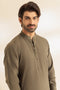 SAGE-BLENDED-KURTA SHALWAR - (KSRS24-036)