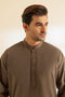 GREY-COTTON-KURTA SHALWAR - (KSRS24-038)