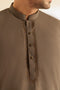 GREY-COTTON-KURTA SHALWAR - (KSRS24-038)