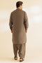 GREY-COTTON-KURTA SHALWAR - (KSRS24-038)