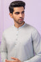 P-SMOKE-COTTON-KURTA SHALWAR - (KSRS24-039)