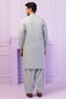 P-SMOKE-COTTON-KURTA SHALWAR - (KSRS24-039)