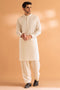 CREAM-COTTON-KURTA SHALWAR - (KSRS24-040)