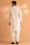 CREAM-COTTON-KURTA SHALWAR - (KSRS24-040)