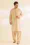 CREAM-BLENDED-KURTA SHALWAR - (KSRS24-042)