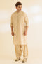 CREAM-BLENDED-KURTA SHALWAR - (KSRS24-042)