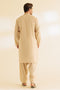 CREAM-BLENDED-KURTA SHALWAR - (KSRS24-042)