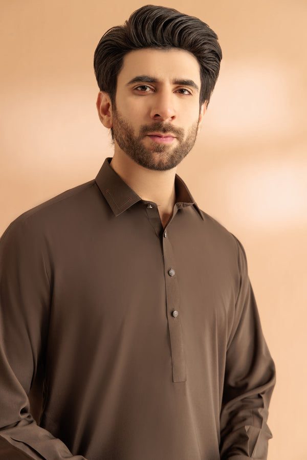 SLATE-BLENDED-SHALWAR SUIT - (KSRS24-044)