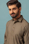 ARMY-YARN DYED-KURTA SHALWAR - (KSRW23-007)