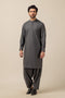 COAL-BLENDED-KURTA SHALWAR - (KSRW23-008)