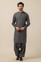 COAL-BLENDED-KURTA SHALWAR - (KSRW23-008)