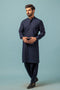 D-BLUE-BLENDED-KURTA SHALWAR - (KSRW23-009)