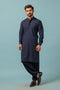 D-BLUE-BLENDED-KURTA SHALWAR - (KSRW23-009)