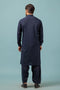 D-BLUE-BLENDED-KURTA SHALWAR - (KSRW23-009)