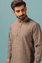 STONE-YARN DYED-KURTA SHALWAR - (KSRW23-012)