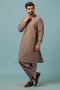 STONE-YARN DYED-KURTA SHALWAR - (KSRW23-012)