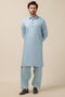 L-BLUE-BLENDED-KURTA SHALWAR - (KSRW23-017)