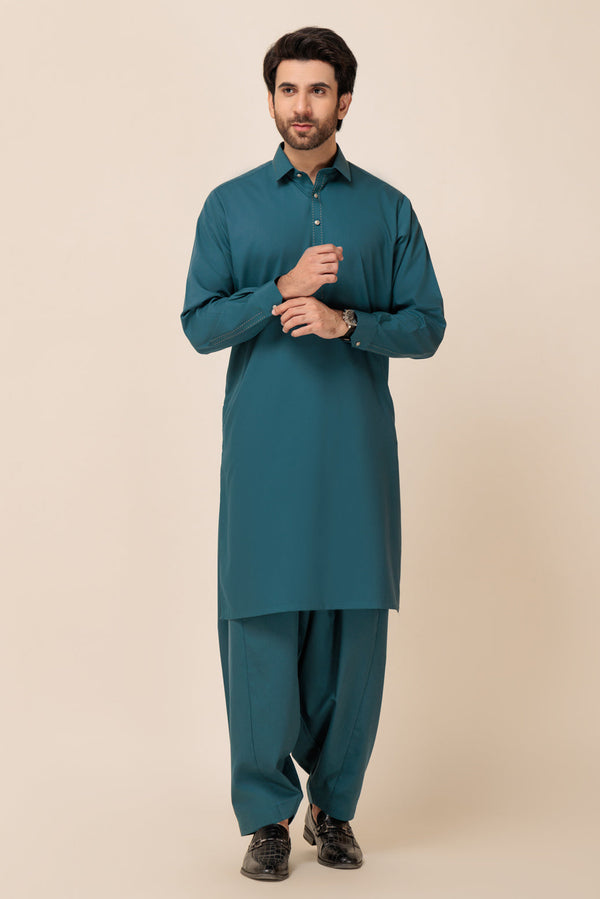 SPACE-BLENDED-KURTA SHALWAR - (KSRW23-026)